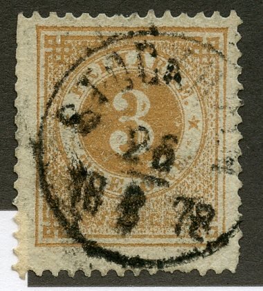 Sweden, Scott #28, Used