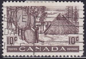 Canada 301 Drying Animal Hides 1950