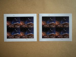US USA Authentic Cosmic Cliffs Express Mail Stamp #Scott 5828 2 Sheets MNH VF
