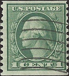 # 490 USED GREEN GEORGE WASHINGTON
