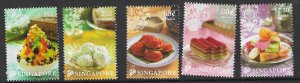 SINGAPORE SG1857/61 2009 LOCAL DESERTS MNH