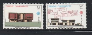 Turkey Sc 2389-2380 1987 Europa stamp set mint NH