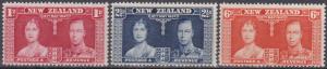 New Zealand #223-5 F-VF Unused (ST010)