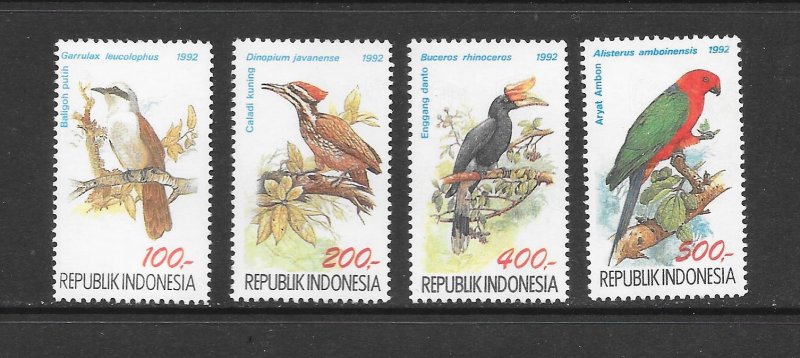 BIRDS - INDONESIA #1494-7 MNH