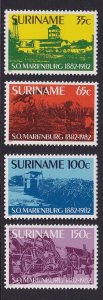 Surinam  #606-609  MNH  1982  sugar company