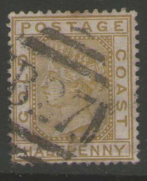 Gold Coast 1883 QV SG 9 FU