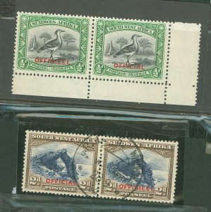 South West Africa #O13/15 Unused Multiple