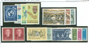 Surinam #269-271/343-344/ Mint (NH) Single (Complete Set)