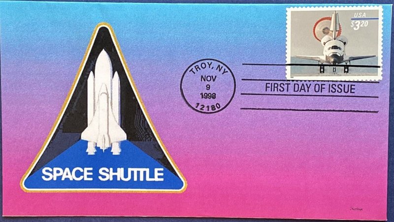 Heritage 3261 Space Shuttle Landing $3.20 Priority Mail Troy New York