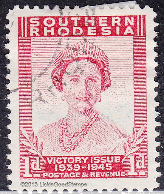 Southern Rhodesia 67 USED 1947 Victory Issue