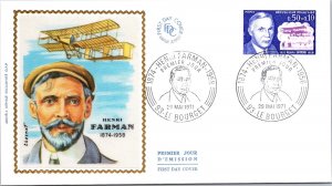 FDC France 1971 - Henri Farman (1874-1958) - Le Bourget - F37408