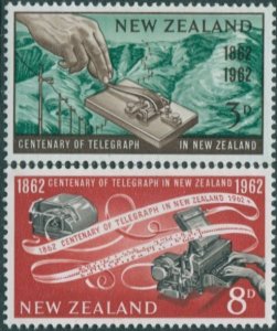 New Zealand 1962 SG810-811 Telegraph set MLH