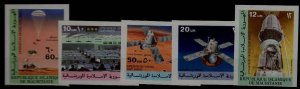 Mauritania 352-53/C173-75 MNH imperf. Space