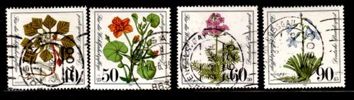 Germany Sc B577-80 1980 Wild Flowers stamp set used