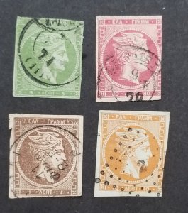 GREECE Vintage Stamp Lot Used Collection T5167