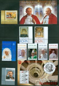 Vatican City 2014 Compete MNH Year Set