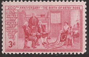 # 1004 MINT NEVER HINGED BETSY ROSS