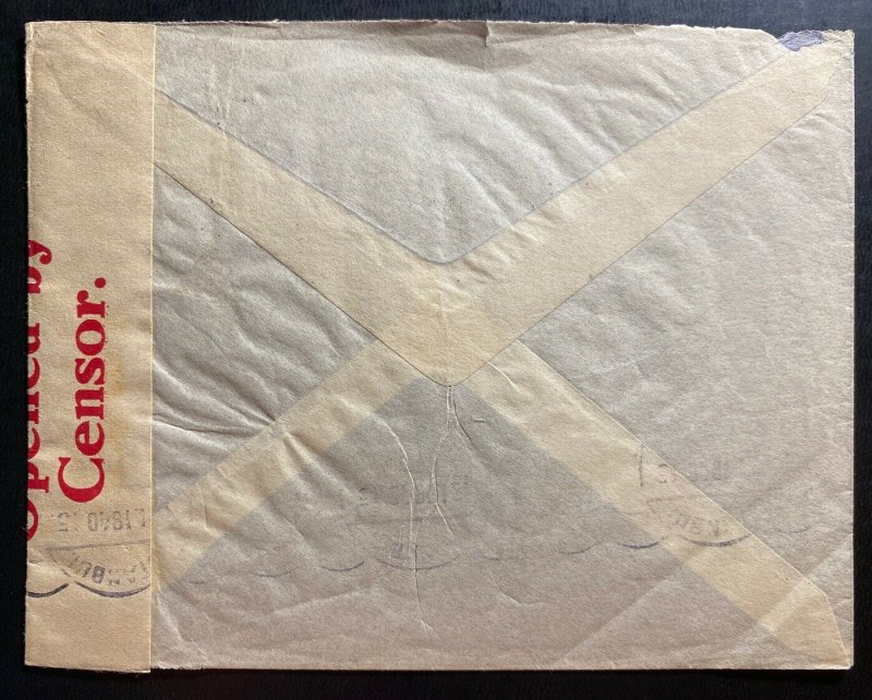 1940 Malta Airmail Early Censored Cover To Istanbul Turkey Via Italy