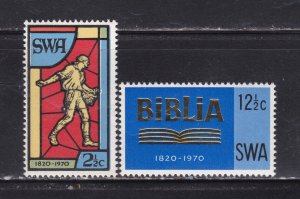 South West Africa stamp #331 - 332, MNH OG, CV $12.10
