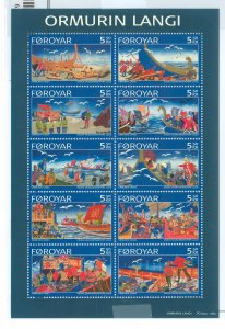 Faroe Islands #472  Souvenir Sheet