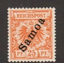 Samoa Stamp 55  - Angled overprint