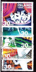 ICELAND 782-6 USED $3.50 BIN $1.40 ART