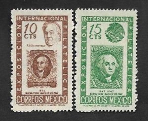 SD)1947 MEXICO INTERNATIONAL PHILATELIC EXHIBITION, ROOSEVELT AND THE 1ST STAMP