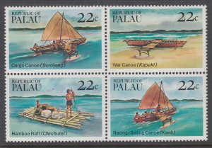 Palau 70a Canoes MNH VF