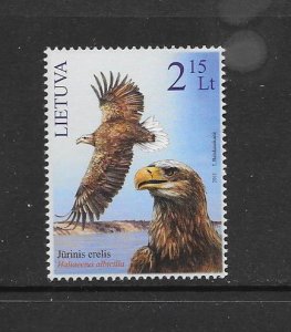 BIRDS - LITHUANIA #954 MNH