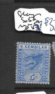 MALAYA NEGRI SEMBILAN (P0301B) 5C TIGER SG 4  MNH