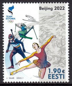 ESTONIA 2022 BEIJING OLYMPICS JEUX OLYMPIQUES OLYMPISCHE SPIELE