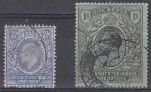 East Africa and Uganda Scott 20, 49 Used (Catalog Value $42.75)