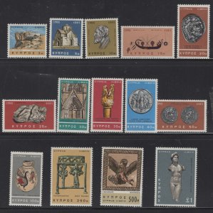CYPRUS 278-291  MINT HINGED SET
