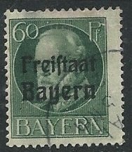 Bavaria ||  Scott # 203 - Used