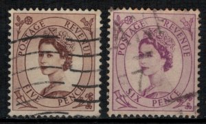 Great Britain #324-5  CV $6.50