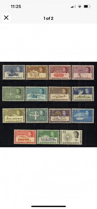 British Antarctic Territory 1-15 LH