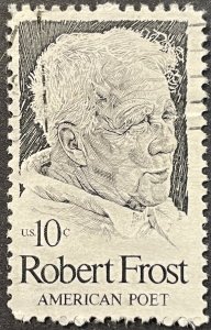 US #1526 Used F/VF 10c Robert Frost - American Poet 1974 [G10.4.4]