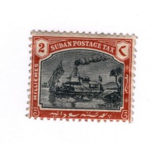 Sudan #J9 - MH - CAT VALUE $3.00