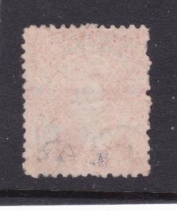 Bahamas a used QV 1d red from the 1860 series