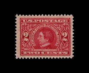 U.S. Scott# 370  1909 2c car  W. Seward   mint-nh-   f-vf