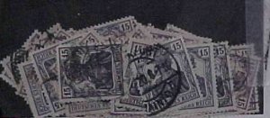 GERMAN INFLATION STAMPS USED  #101 x50  cat.$165.00