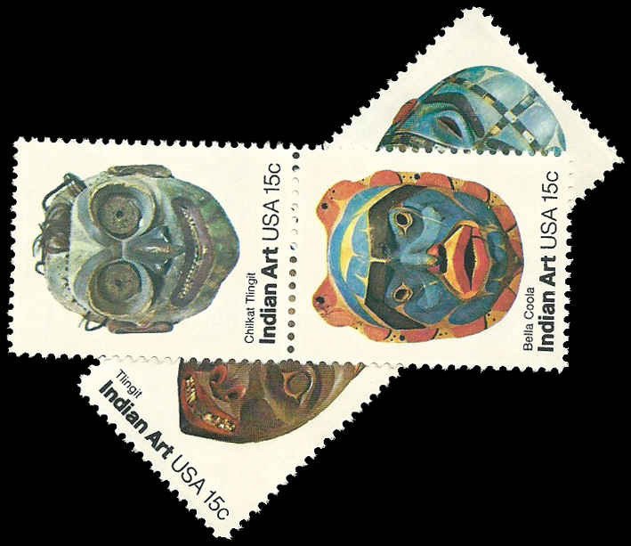 PCBstamps   US #1834-1837 Sgls 60c(4x15c)American Folk Art,MNH, (4)