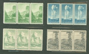 United States #740-749 Unused Single (Complete Set) (Parks)