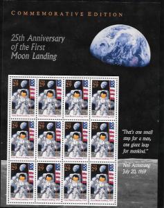 US #2841 MNH Sheet.  First Moon Landing 1969