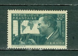 FRANCE 1937  MERMOZ  #325  MINT NO THINS...$0.50