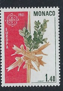 Monaco 1278 MNH 1981 issue (ak3695)