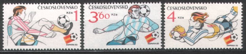 Czechoslovakia 1982 Scott #2393-2395 MNH