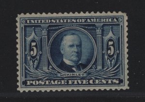 326 VF-XF original gum mint never hinged with nice color cv $ 180 ! see pic !