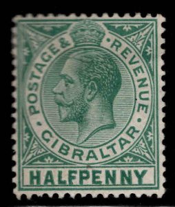 GIBRALTAR  Scott 46 MH* 1912 MH* stamp, wmk 2