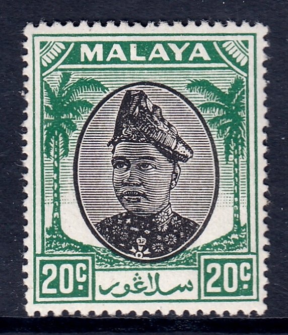Malaya (Selangor) - Scott #88 - MH - SCV $5.00